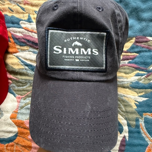 Simms Black Men's Cap - Picture 1 of 3